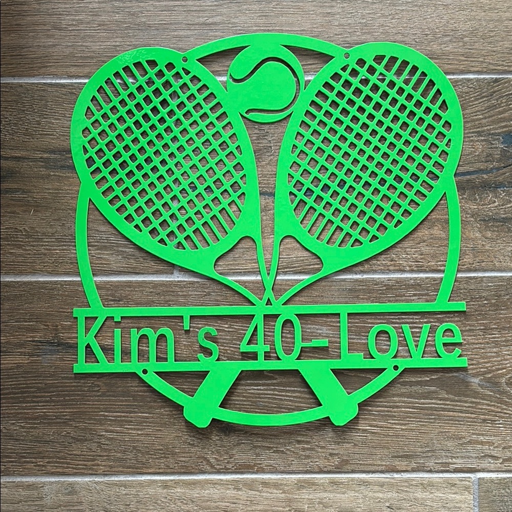 Green Tennis Wall Art